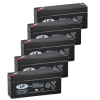5 Stuks: Landport LP6-3.2 VRLA AGM Loodaccu's (6V, 3.2 Ah, T1 terminal) ALA00486 - 1