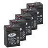 5 Stuks: Landport LP6-4.5 VRLA AGM Loodaccu's (6V, 4.5 Ah, T1 terminal) ALA00464 - 1