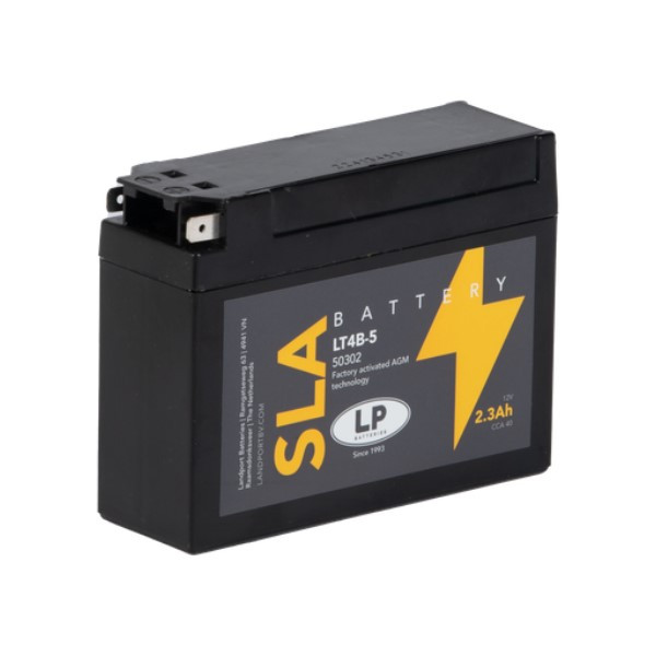 Landport AGM 50302 / YT4B-5 / YT4B-BS accu (12V, 2.3Ah, 40A)  ALA00257 - 1