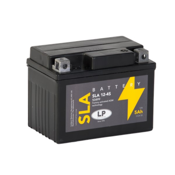 Landport AGM 50499 / YTX4L-BS / YB4L-B accu (12V, 5Ah, 55A) ALA00272 - 1