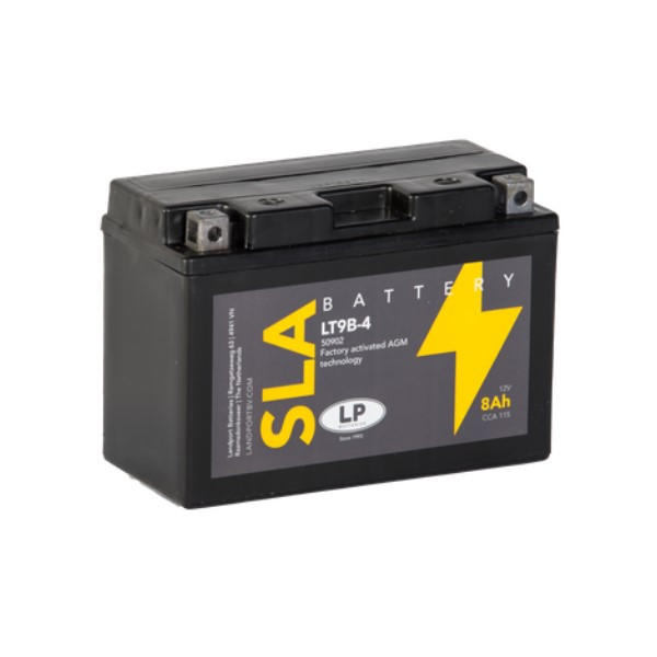 Landport AGM 50902 / YT9B-4 / YT9B-BS accu (12V, 8Ah, 120A) ALA00261 - 1