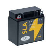 Landport AGM 50914 / YTX9A-BS / YB9-B accu (12V, 9Ah, 120A)  ALA00413