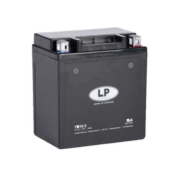 Landport AGM 51112 / YB10L-A2 / 511012009 accu (12V, 10Ah, 160A)  ALA00527 - 1