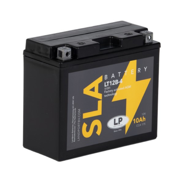 Landport AGM 51201 / YT12B-BS / YT12B-4 / 512014010 accu (12V, 10Ah, 175A)  ALA00340 - 1