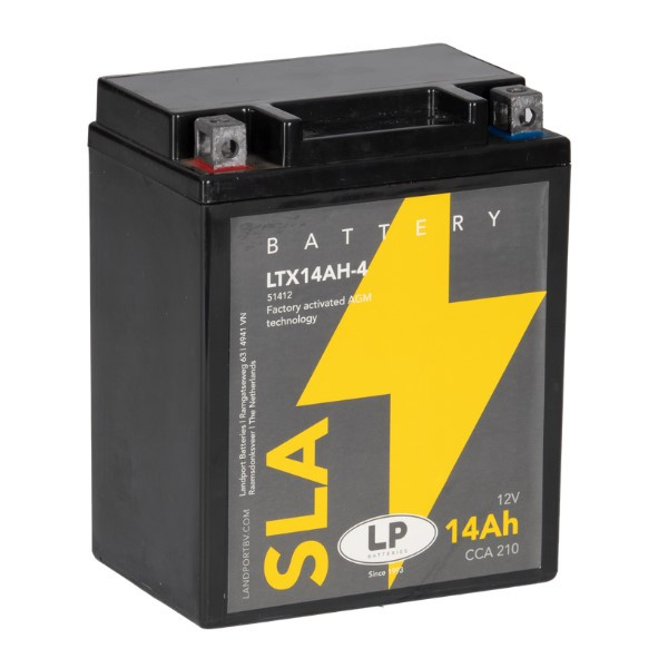 Landport AGM 51412 / YTX14AH-BS / 512908021 accu (12V, 14Ah, 200A) ALA00532 - 1