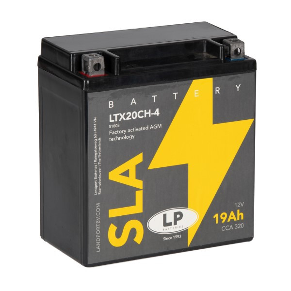Landport AGM 51808 / YTX20CH-BS / 518908027 accu (12V, 19Ah, 275A) ALA00533 - 1