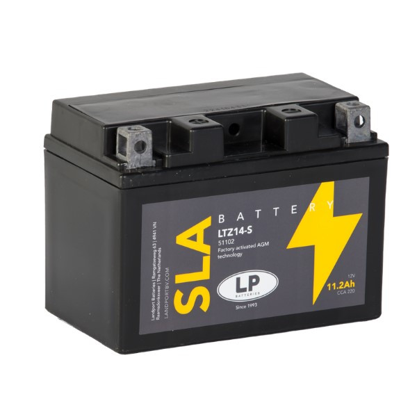 Landport AGM SLA YTZ14-BS / YTZ14-S / 511902023 accu (12V 11Ah, 200A)  ALA00322 - 1