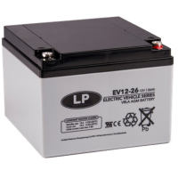 Landport EV12-26 / EV12026 AGM Deep Cycle accu (12V, 26 Ah, T12 terminal)  ALA00379