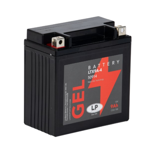 Landport Gel 50914 / YTX9A-BS / 509014008 accu (12V, 9Ah, 145A) ALA00348 - 1