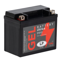Landport Gel 51012 / YTX12-BS / 510012009 accu (12V, 12Ah, 215A) ALA00334