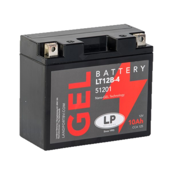 Landport Gel 51291 / YT12B-BS / 512901019 accu (12V, 10Ah, 150A) ALA00295 - 1