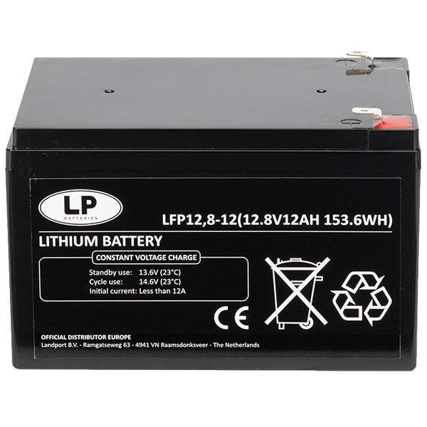 Landport LFP12.8-12 Lithium accu (12.8V, 12Ah, 153.6Wh, LiFePO4 )  ALA00395 - 1