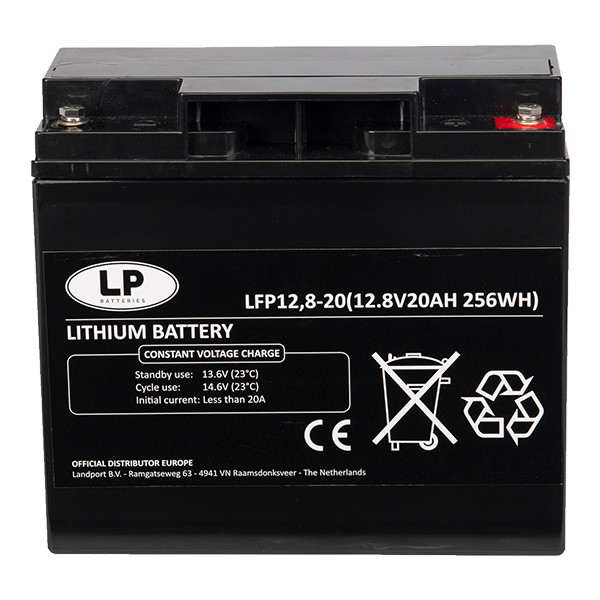 Landport LFP12.8-20 Lithium accu (12.8V, 20Ah, 256Wh, LiFePO4 )  ALA00396 - 1