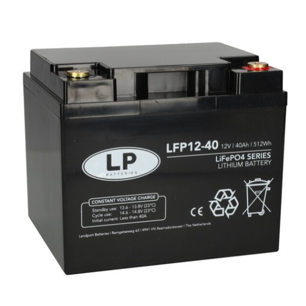 Landport LFP12.8-40 Lithium accu (12.8V, 40Ah, 512Wh, LiFePO4) ALA00397 - 1