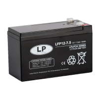 Landport LFP12.8-7.5 Lithium accu (12.8V, 7.5Ah, 96Wh, LiFePO4) ALA00393