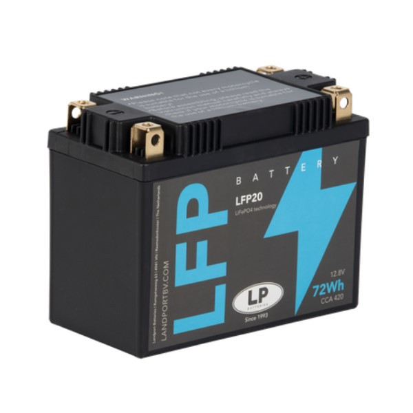 Landport LFP20 accu (12V, 6Ah, 72Wh, 360A, LiFePO4)  ALA00318 - 1