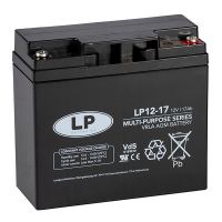 Landport LP12-18 VRLA AGM Loodaccu (12V, 18 Ah, T12 terminal) ALA00115