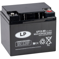 Landport LP12-50 VRLA AGM Loodaccu (12V, 45 Ah, T6 terminal)  ALA00100