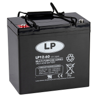 Landport LP12-60 VRLA AGM Loodaccu (12V, 55 Ah, T6 terminal)  ALA00110