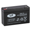 Landport LP6-12 VRLA AGM Loodaccu (6V, 12 Ah, T1 terminal)  ALA00172