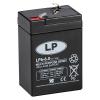 Landport LP6-6.0 VRLA AGM Loodaccu (6V, 6.0 Ah, T1 terminal)