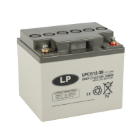 Landport LPCG12-38 Deep Cycle Gel accu (12V, 38 Ah, T6 terminal) ALA00230