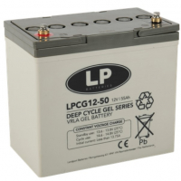 Landport LPCG12-50 Deep Cycle Gel accu (12V, 50 Ah, T6 terminal)  ALA00220