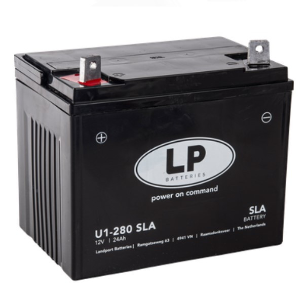 Landport U1-280 AGM accu (12V, 24 Ah, 280A)  ALA00410 - 1