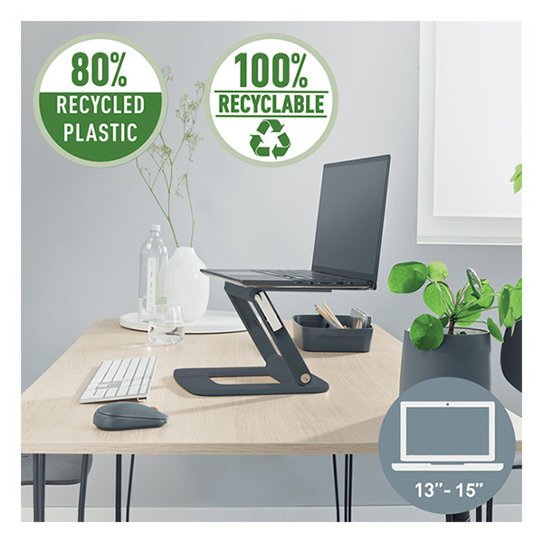 Leitz Ergo Multi-hoek verstelbare laptopstandaard donkergrijs 202545 - 6
