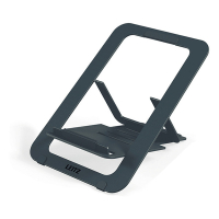 Leitz Ergo aluminium ultraplatte verstelbare laptopstandaard donkergrijs 202509