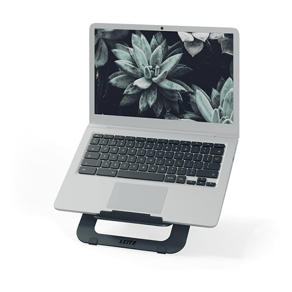 Leitz Ergo aluminium ultraplatte verstelbare laptopstandaard donkergrijs 202509 - 2