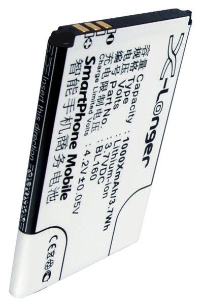Lenco BL160 accu (1000 mAh, 123accu huismerk)  ALE00057 - 1