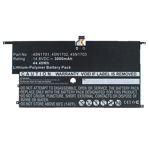 Lenovo 00HW002 / 00HW003 accu (15.2 V, 3290 mAh, 123accu huismerk) ALE00589 - 1