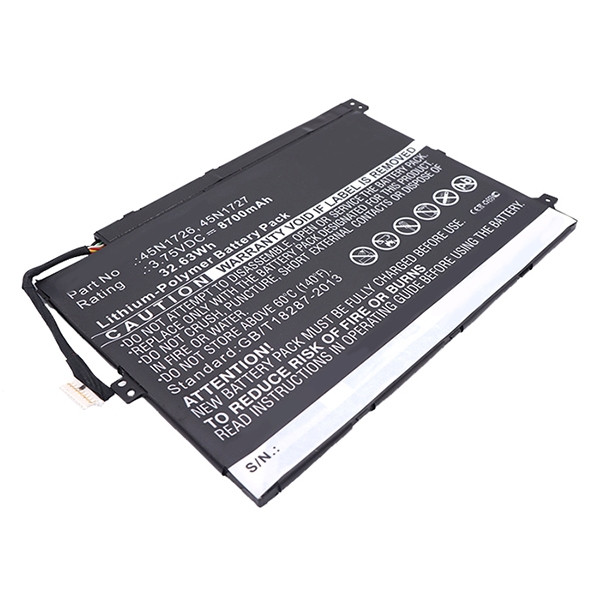 Lenovo 45N1726 / 45N1727 / 45N1728 accu (3.75 V, 8700 mAh, 123accu huismerk)  ALE00418 - 1