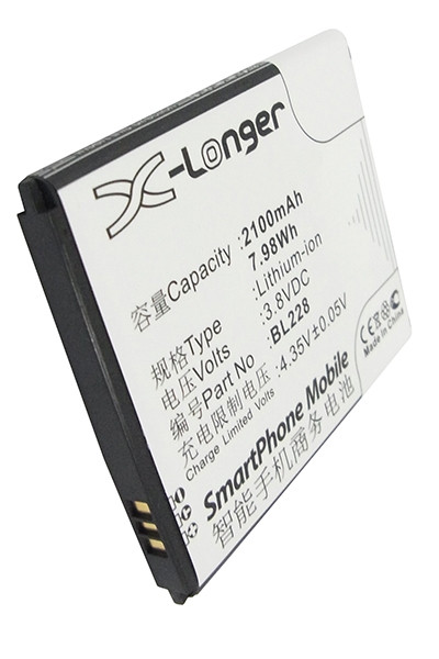 Lenovo BL228 accu (2100 mAh, 123accu huismerk)  ALE00226 - 1