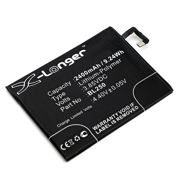 Lenovo BL250 accu (3.85 V, 2400 mAh, 123accu huismerk)  ALE00495 - 1