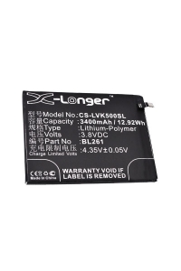 Lenovo BL261 accu (3400 mAh, 123accu huismerk)  ALE00383