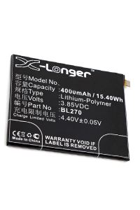 Lenovo BL270 accu (3.85 V, 4000 mAh, 123accu huismerk)  ALE00474