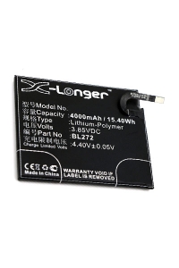 Lenovo BL272 / SB18C10605 accu (3.85 V, 4000 mAh, 123accu huismerk)  ALE00476