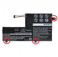 Lenovo L14L2P21 / L14M2P21 Type A accu (7.4 V, 4050 mAh, 123accu huismerk)  ALE00358