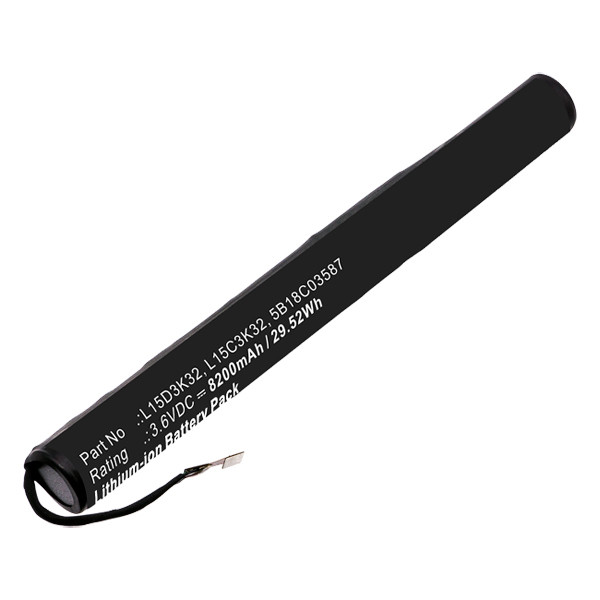 Lenovo L15C3K32 / L15D3K32 / 5B18C03587 accu (3.6 V, 8200 mAh, 123accu huismerk)  ALE00734 - 1