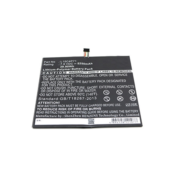 Lenovo L15C4P71 / L15L4P71 accu (7.6 V, 5250 mAh, 123accu huismerk)  ALE00441 - 1