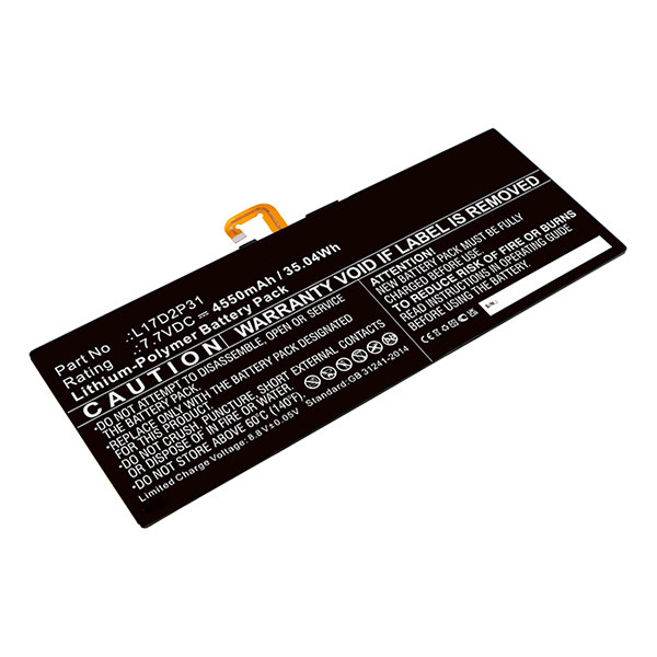 Lenovo L17D2P31 accu (7.7 V, 4550 mAh, 123accu huismerk)  ALE00653 - 1