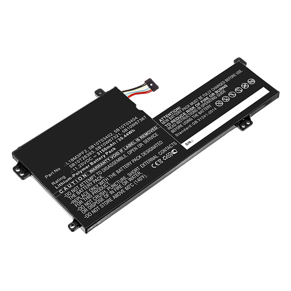 Lenovo L18M3PF2 / 5B10T03402 accu (11.25 V, 3150 mAh, 123accu huismerk)  ALE00697 - 1