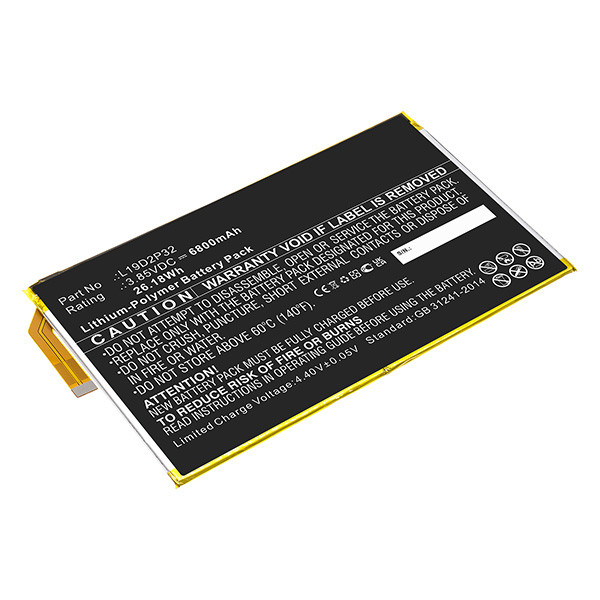 Lenovo L19D2P32 accu (6800 mAh, 123accu huismerk)  ALE00858 - 1