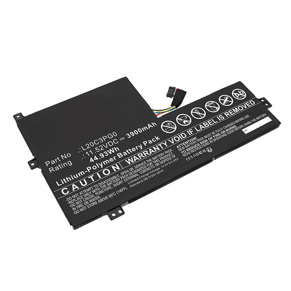 Lenovo L20C3PG0 / L20D3PG0 / L20L3PG0 accu (11.52 V, 3900 mAh, 123accu huismerk)  ALE00935 - 1