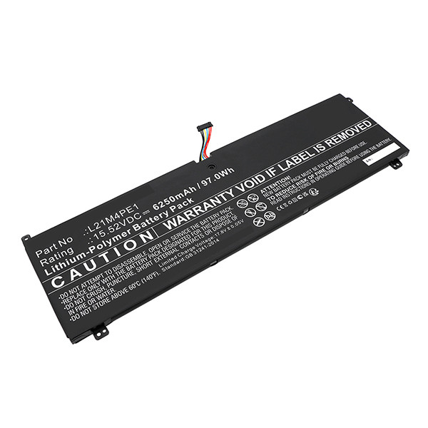 Lenovo L21B4PE1 / L21C4PE1 / L21M4PE1 accu (15.52 V, 6250 mAh, 123accu huismerk)  ALE00934 - 1