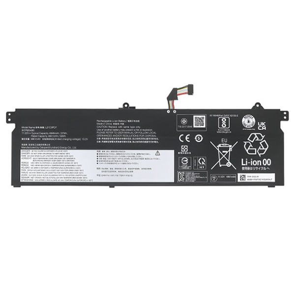 Lenovo L21C3PD7 / L21D3PD7 / L21L3PD7 accu (11.52 V, 4850 mAh, 123accu huismerk) ALE00951 - 1