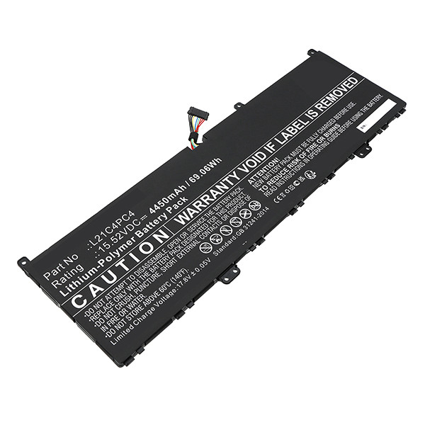 Lenovo L21C4PC4 / L21D4PC4 / L21D4PE0 accu (15.52 V, 4450 mAh, 123accu huismerk)  ALE00955 - 1