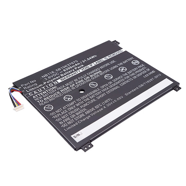 Lenovo NB116 / 5B10K37675 accu (3.8 V, 8300 mAh, 123accu huismerk)  ALE00421 - 1